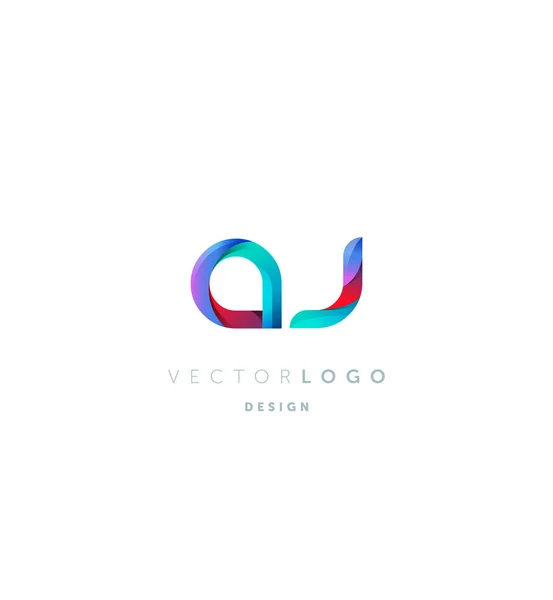 Logo Común Letters Plantilla Tarjeta Visita Vector — Archivo Imágenes Vectoriales