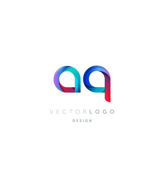 Logotipo Conjunto Para Modelo Cartão Visita Vector — Vetor de Stock