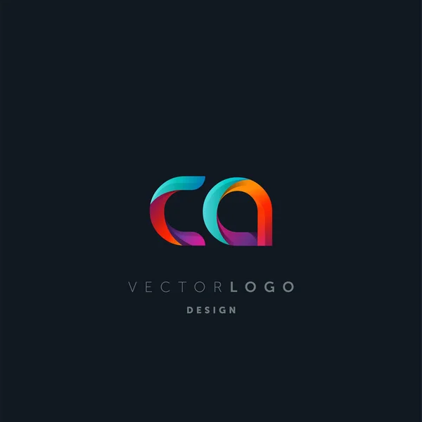Logotipo Conjunto Para Tarjeta Visita Plantilla Vector — Archivo Imágenes Vectoriales