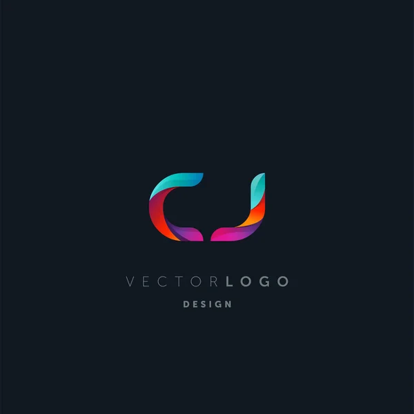 Logotipo Comum Para Modelo Cartão Visita Vector — Vetor de Stock