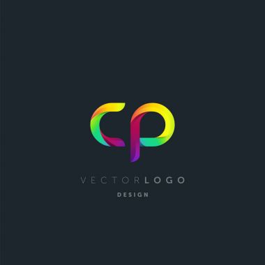 logo vektör kartvizit şablonu için Cp ortak