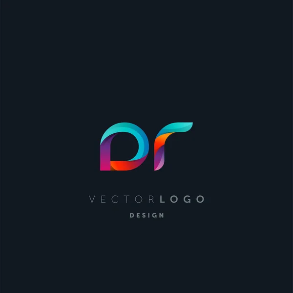 Joint Letters Logo Business Card Template Vektor – stockvektor