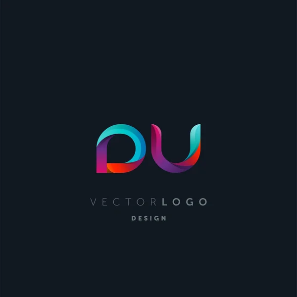 Logo Conjunto Letters Plantilla Tarjeta Visita Vector — Vector de stock