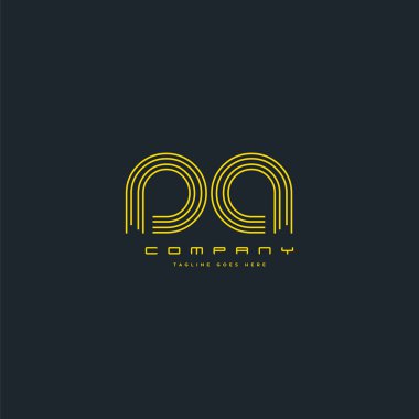 logo hattı ortak Da kartvizit şablon olarak vektör