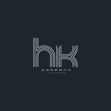 hat logosu ortak hk kartvizit şablonu, vektör için