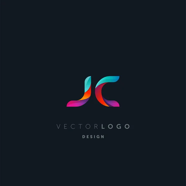 Логотип Компании Gradient Шаблон Визитной Карточки Вектор — стоковый вектор
