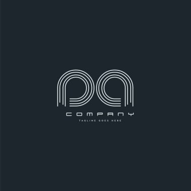 logo hattı ortak Da kartvizit şablon olarak vektör