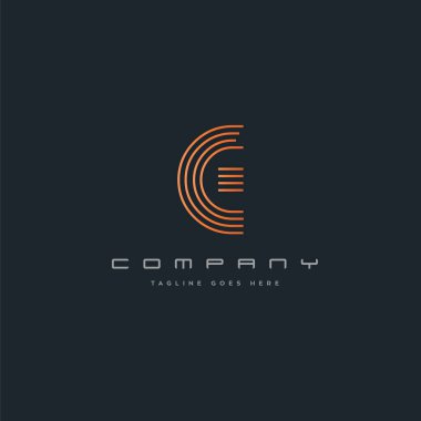 satır logo e kartvizit şablonu, vektör için