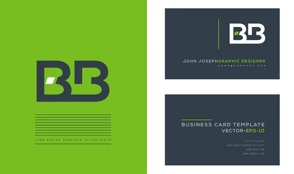 Logo Joint Business Card Template Vector — Stock Vector