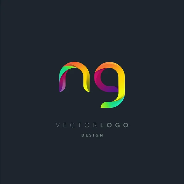Логотип Gradient Шаблон Визитной Карточки Вектор — стоковый вектор