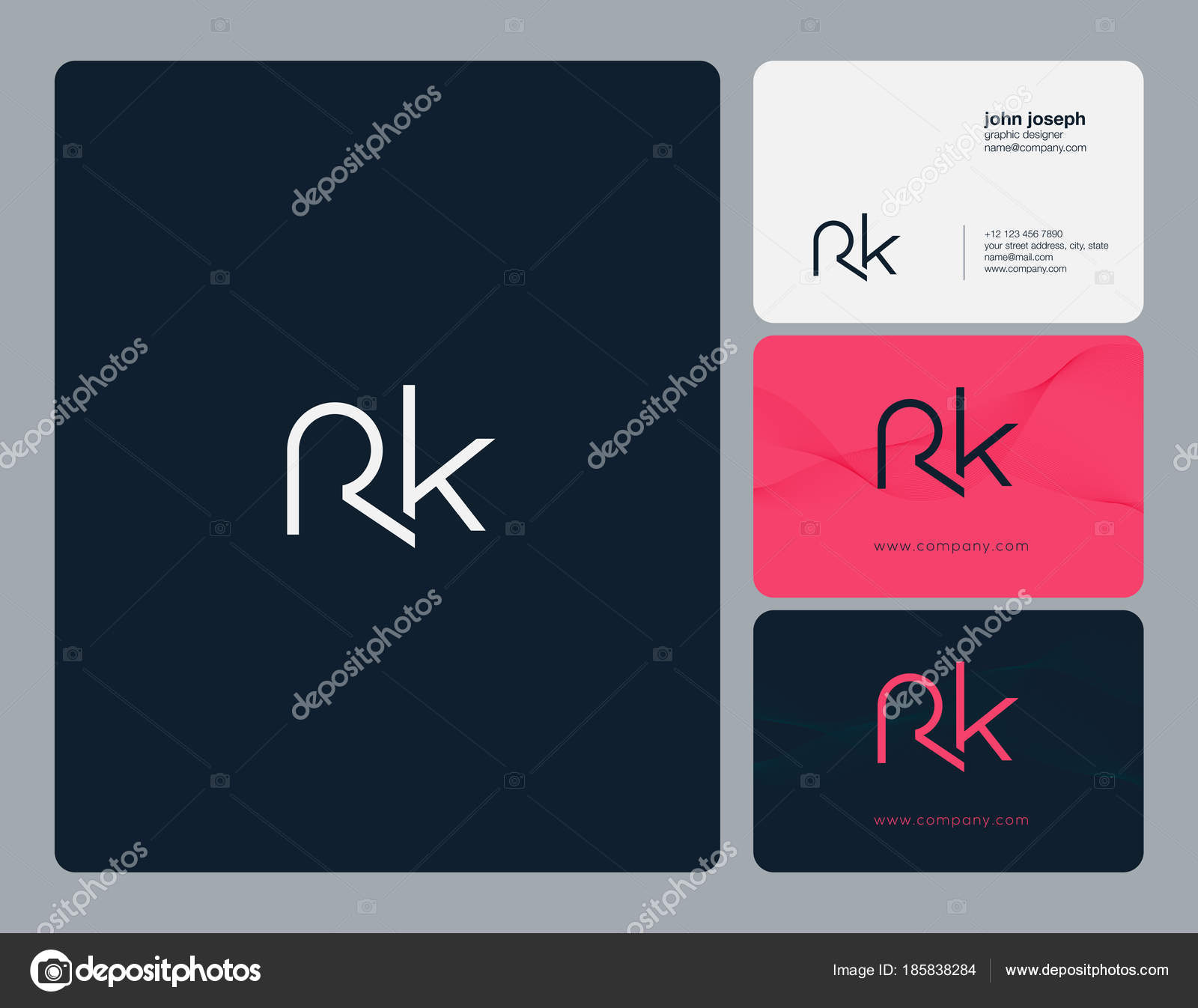 á art png stock pics royalty free rk logo wallpapers download on depositphotos https depositphotos com 185838284 stock illustration joint letters logo business card html