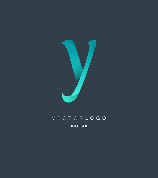 Logotipo conjunto de fotin Y — Vetor de Stock