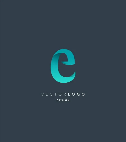 Logotipo conjunto fotin E — Vetor de Stock