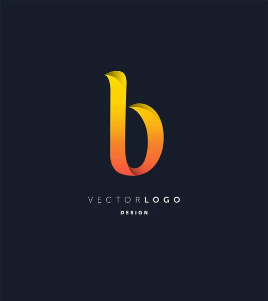 Logotipo de la junta de fotin B — Vector de stock