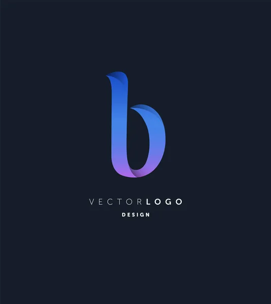 Logotipo de la junta de fotin B — Vector de stock