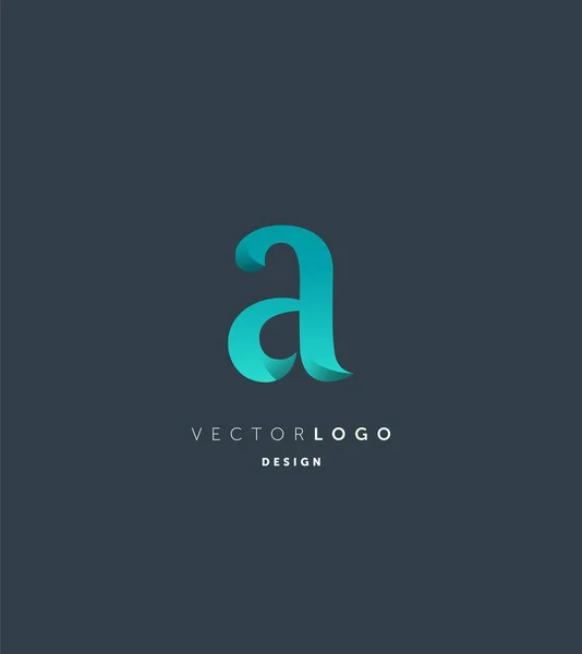 Fotin logotipo comum A — Vetor de Stock