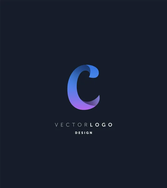 Logotipo de la junta de fotina C — Vector de stock