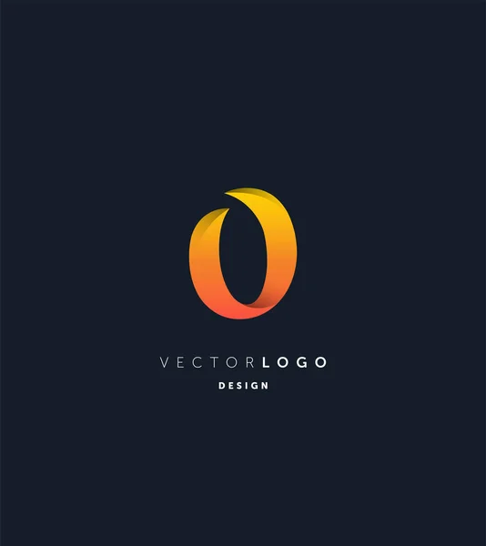 Logotipo comum fotin O — Vetor de Stock