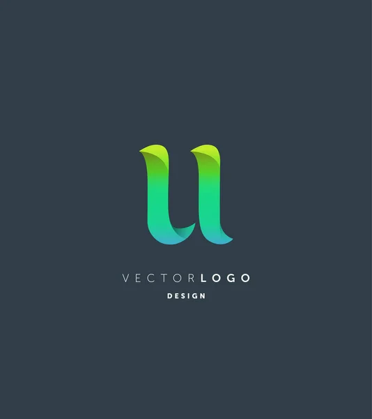 Logo bersama fotin U - Stok Vektor