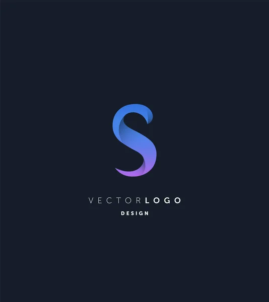 Logotipo conjunto fotin S — Vetor de Stock