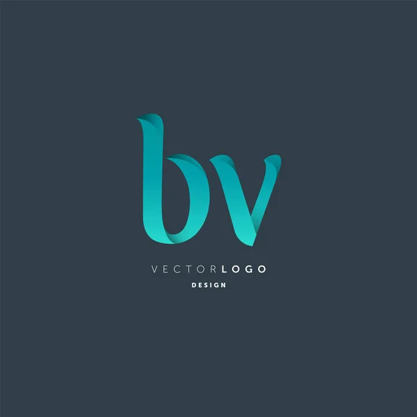 Gemeinsame Buchstaben Logo Visitenkartenschablone Vektor — Stockvektor