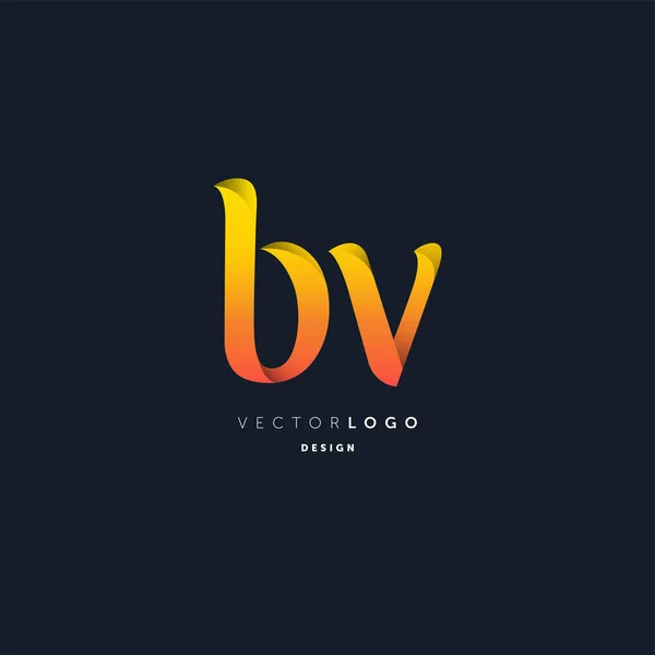 Gemeinsame Buchstaben Logo Visitenkartenschablone Vektor — Stockvektor