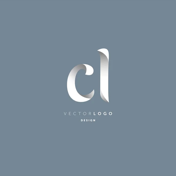 Logotipo Comum Das Letras Modelo Cartão Visita Vetor —  Vetores de Stock