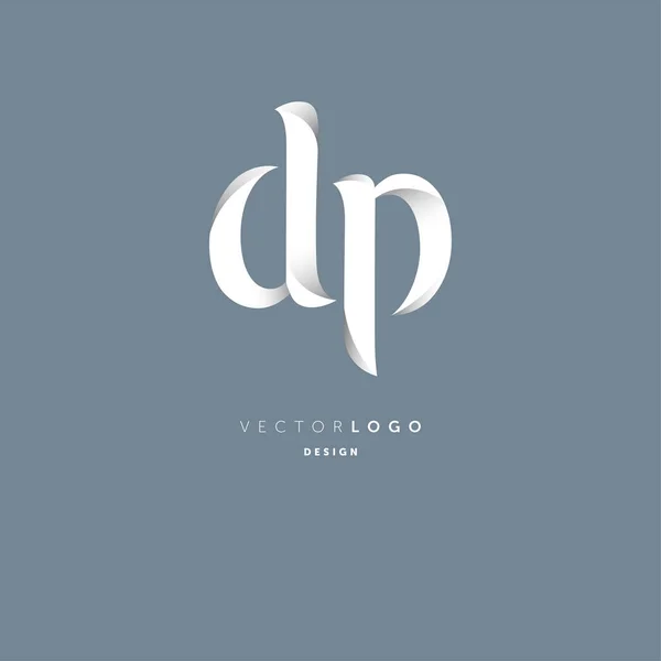 Logo Conjunto Letters Plantilla Tarjeta Visita Vector — Vector de stock