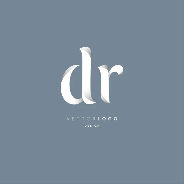 Logo Comune Letters Modello Biglietto Visita Vettore — Vettoriale Stock