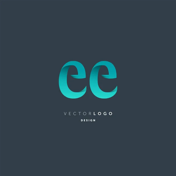 Logo Conjunto Letras Plantilla Tarjeta Visita Vector — Archivo Imágenes Vectoriales