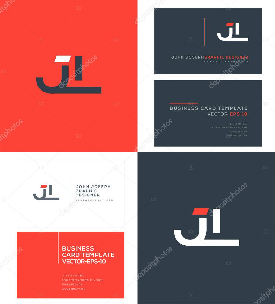 joint Jl letters vector illustration 
