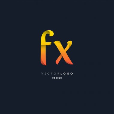 logo vektör kartvizit şablonu için Fx ortak