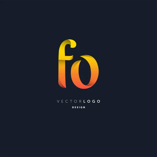 Logo Conjunto Letras Plantilla Tarjeta Visita Vector — Vector de stock