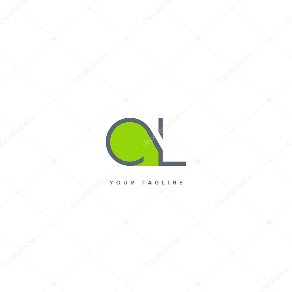Logo joint Cl for Business Card Template, Vector