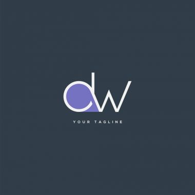 logo vektör kartvizit şablonu için Dw ortak