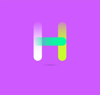 Geometrik simgesi h, iş şablon