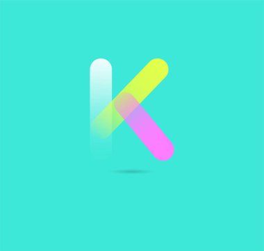 Geometrik simgesi k, iş şablon