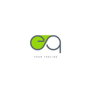 logo vektör kartvizit şablonu için Eq ortak