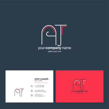 logo vektör kartvizit şablonu için ortak yönü