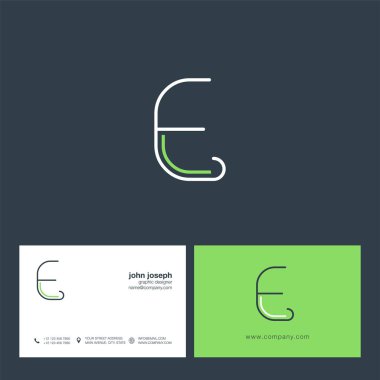 Geometrik simgesi e, iş şablon