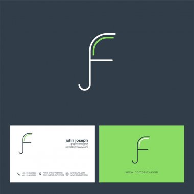 Geometrik simgesi f, iş şablon