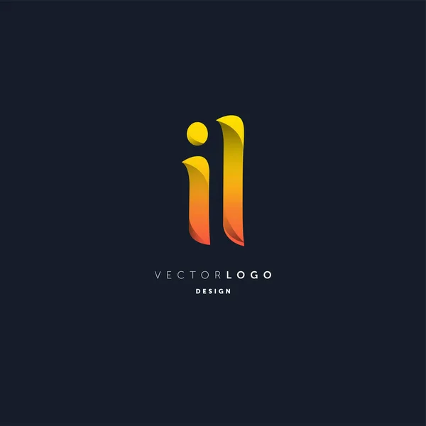 Logotipo Conjunto Para Modelo Cartão Visita Ilustração Vetorial — Vetor de Stock