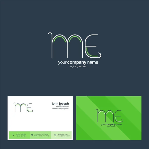 Logo Joint Pour Modèle Carte Visite Illustration Vectorielle — Image vectorielle