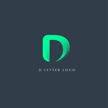 Geometrik simge d, iş şablon