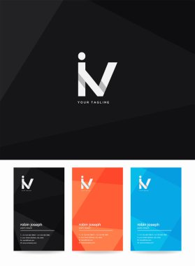 Logo IV, kartvizit için şablon mektup 