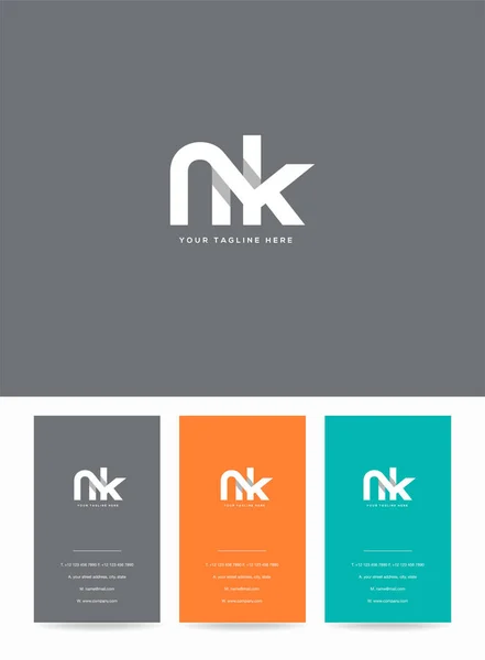 Επιστολές Λογότυπο Πρότυπο Για Επαγγελματική Κάρτα — Διανυσματικό Αρχείο