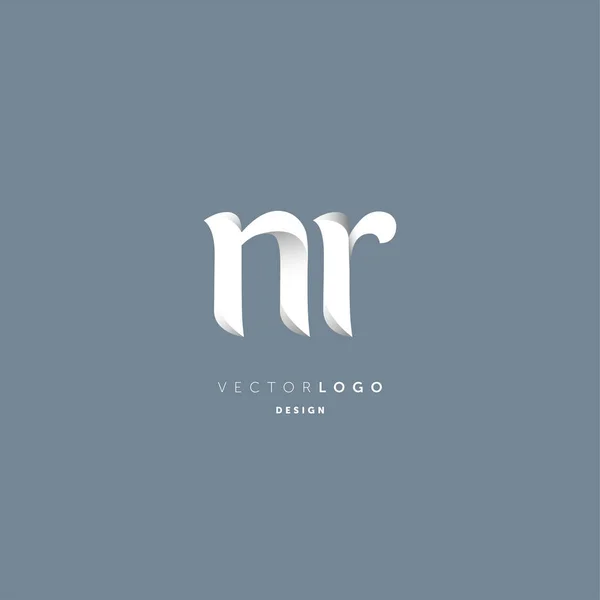 Buchstaben Logo Vorlage Für Visitenkarte — Stockvektor
