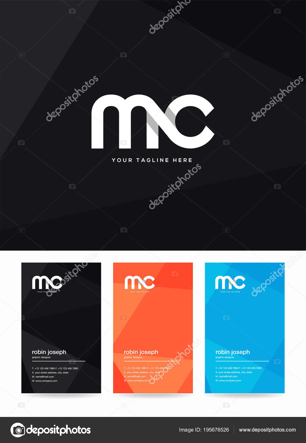 Логотип Шаблон Визитной Карточки Векторное Изображение ©ajayandzyn.