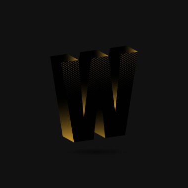 İş Kartı Şablonu için logo w, Vektör