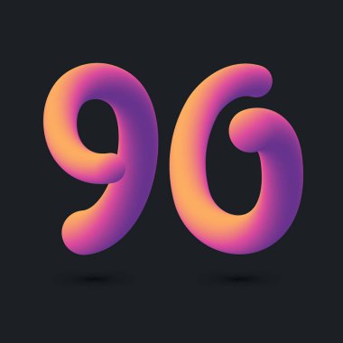 90. Yıldönümü Logo Tasarımı, 64. Simge Vektör Şablonu